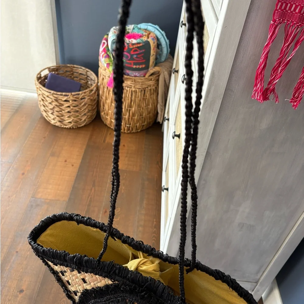 Sans Arcidet Paris Woven Raffia Summer Bag - Picture 4 of 10